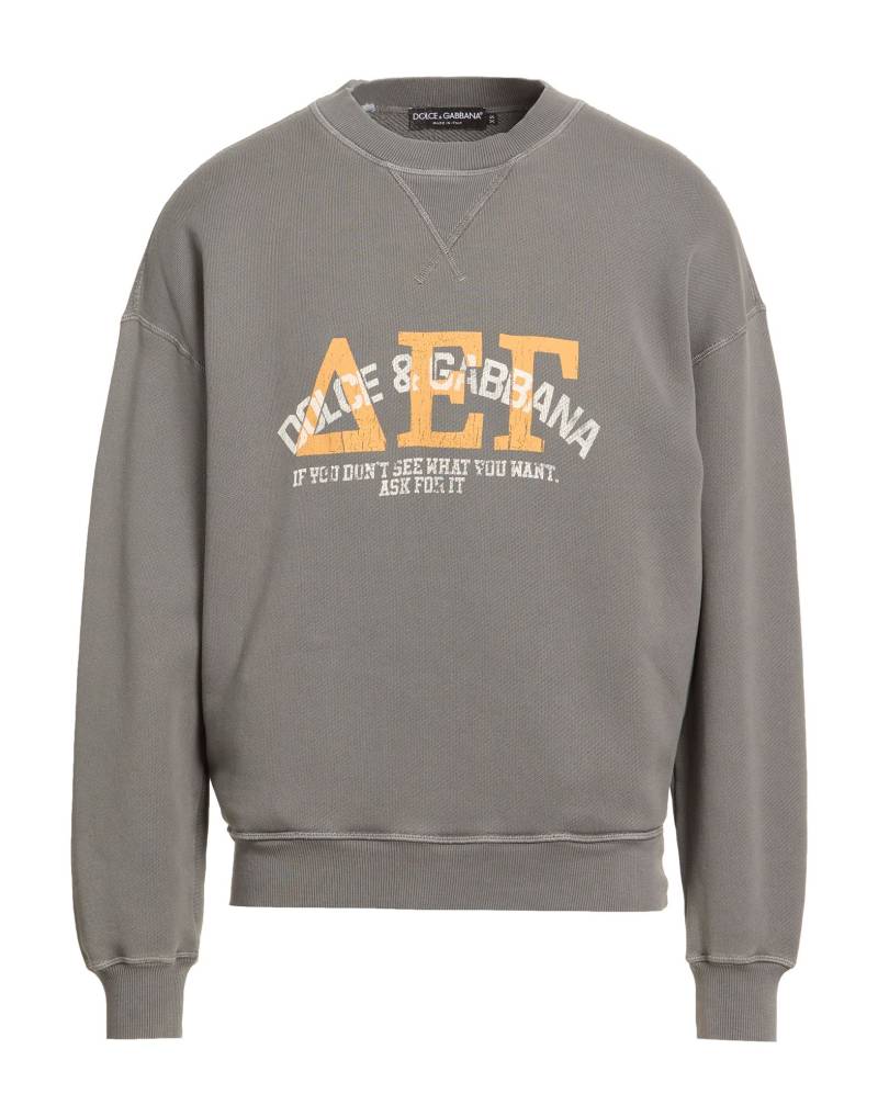 DOLCE&GABBANA Sweatshirt Herren Grau von DOLCE&GABBANA