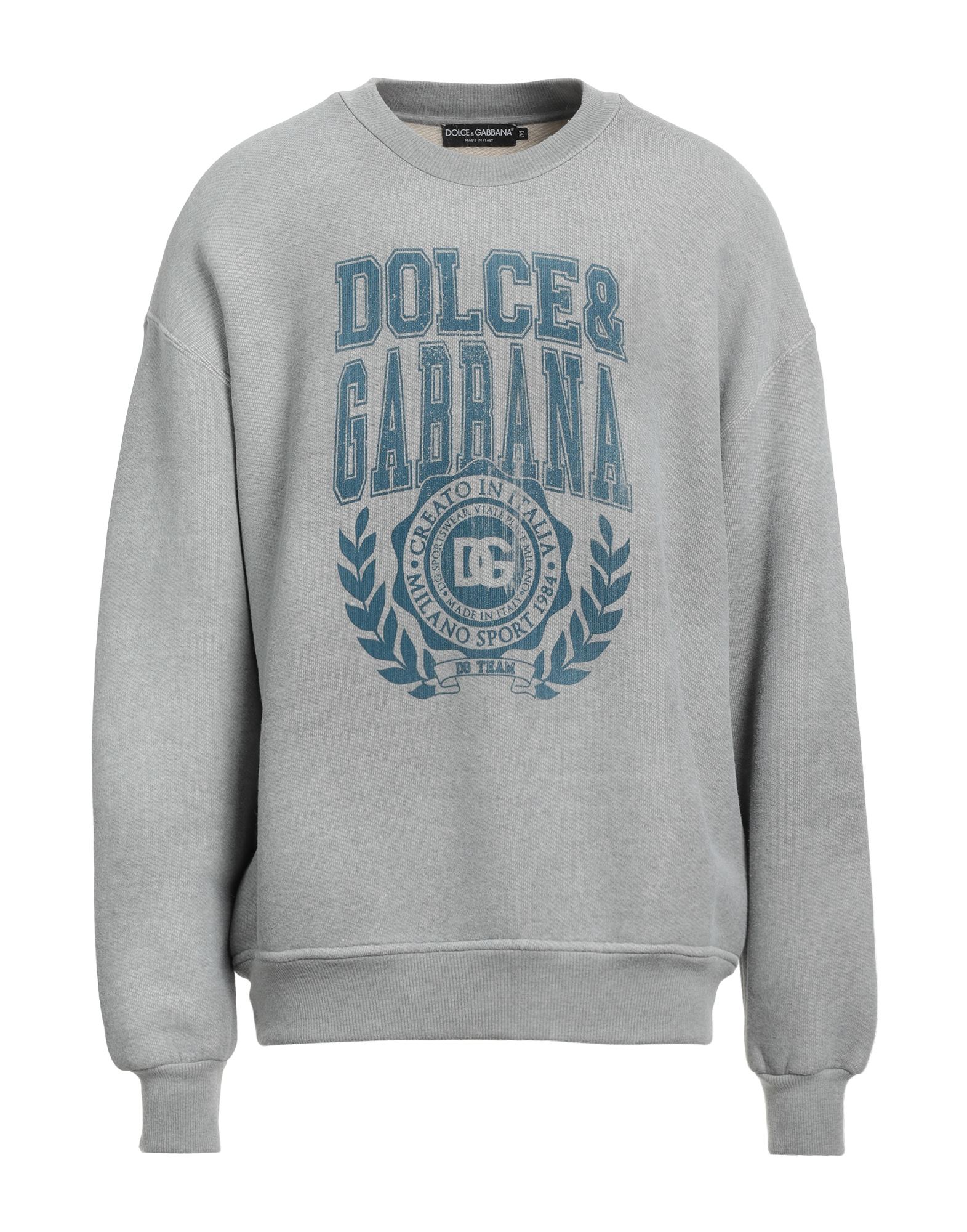 DOLCE&GABBANA Sweatshirt Herren Hellgrau von DOLCE&GABBANA