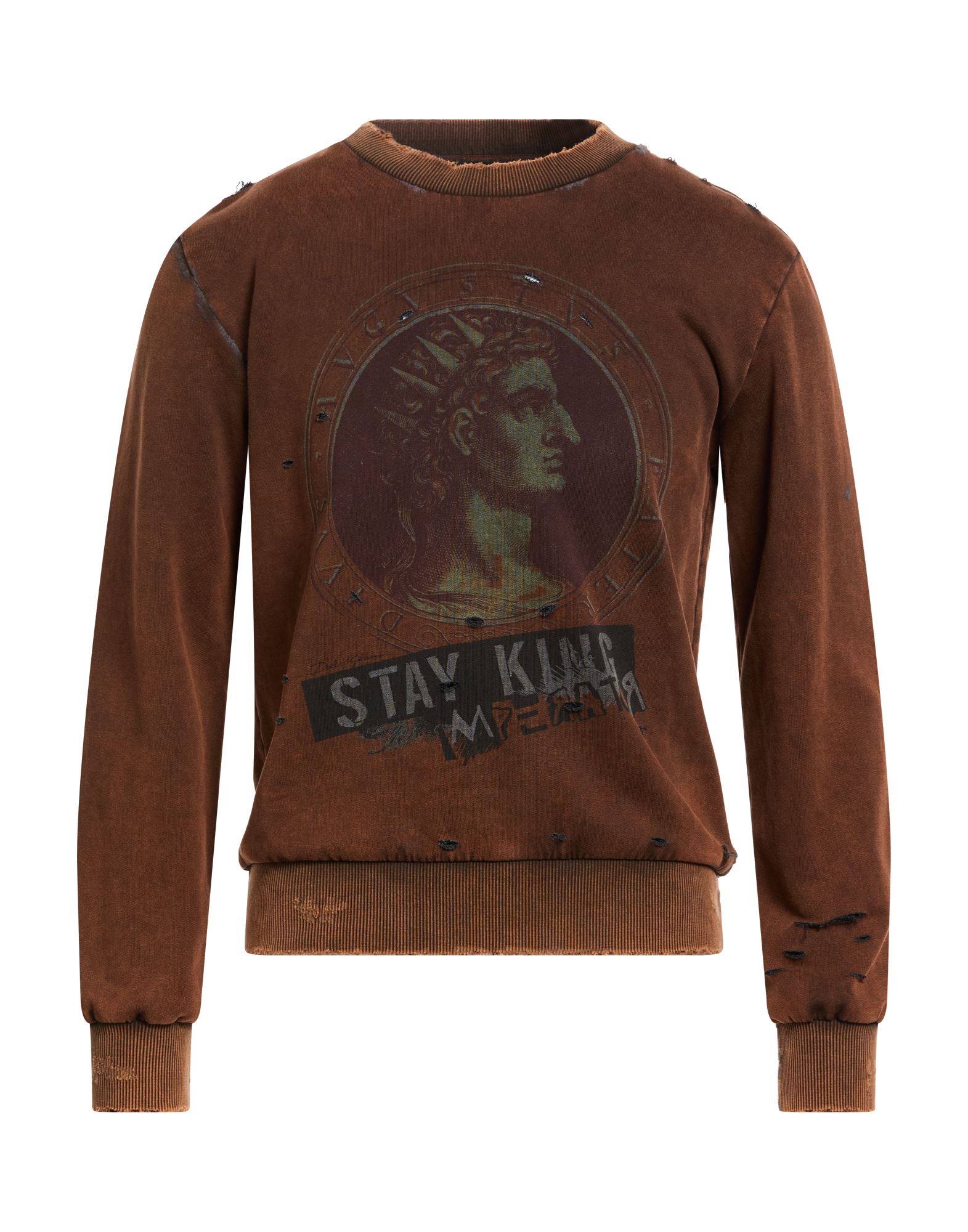 DOLCE&GABBANA Sweatshirt Herren Rostrot von DOLCE&GABBANA