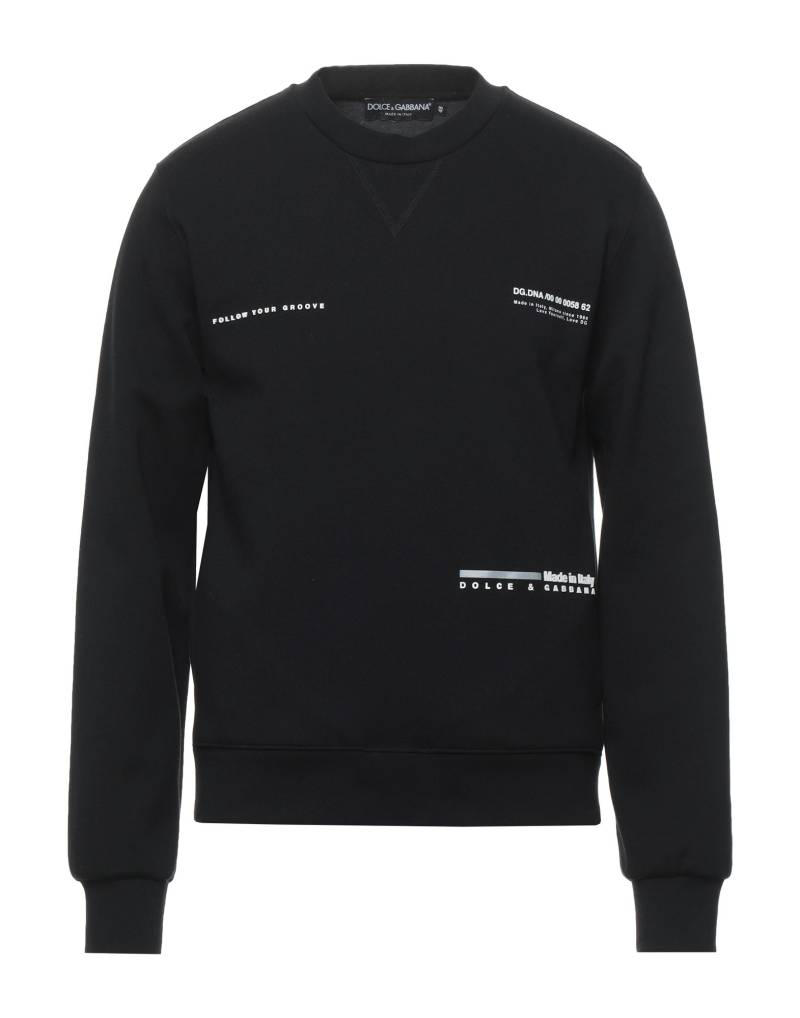 DOLCE&GABBANA Sweatshirt Herren Schwarz von DOLCE&GABBANA