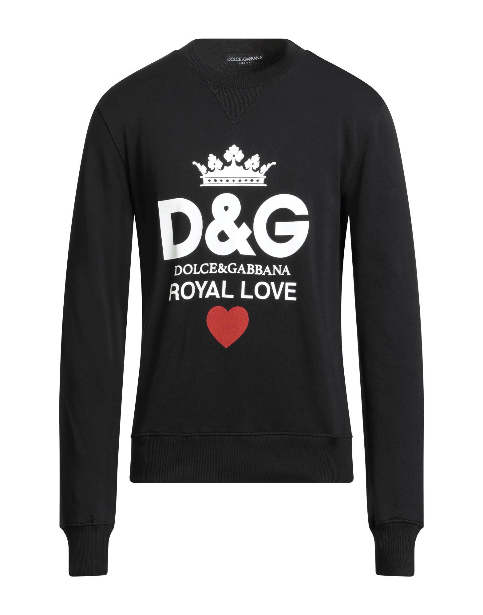 DOLCE&GABBANA Sweatshirt Herren Schwarz DOLCE&GABBANA Sweatshirt Herren Schwarz von DOLCE&GABBANA