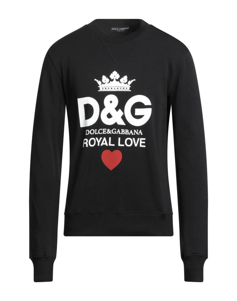 DOLCE&GABBANA Sweatshirt Herren Schwarz von DOLCE&GABBANA