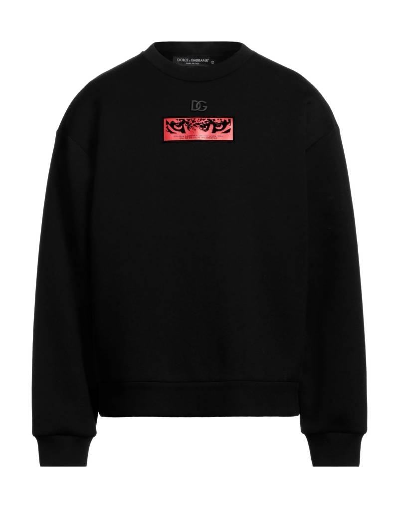 DOLCE&GABBANA Sweatshirt Herren Schwarz von DOLCE&GABBANA