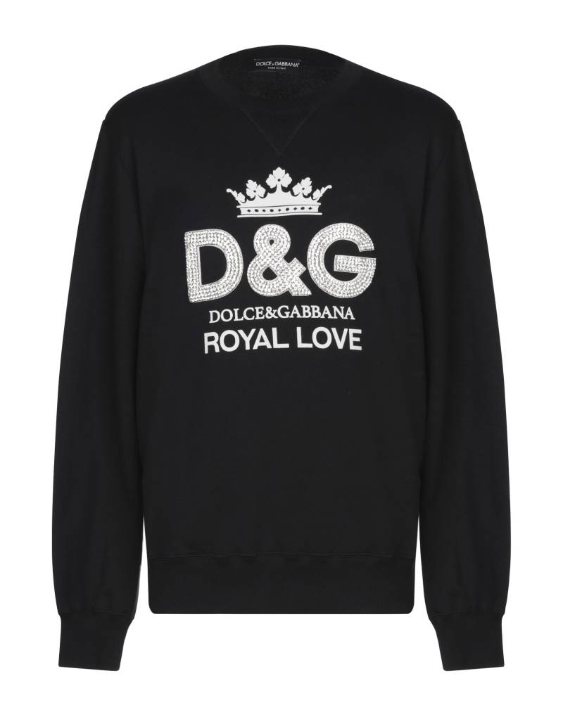 DOLCE&GABBANA Sweatshirt Herren Schwarz von DOLCE&GABBANA