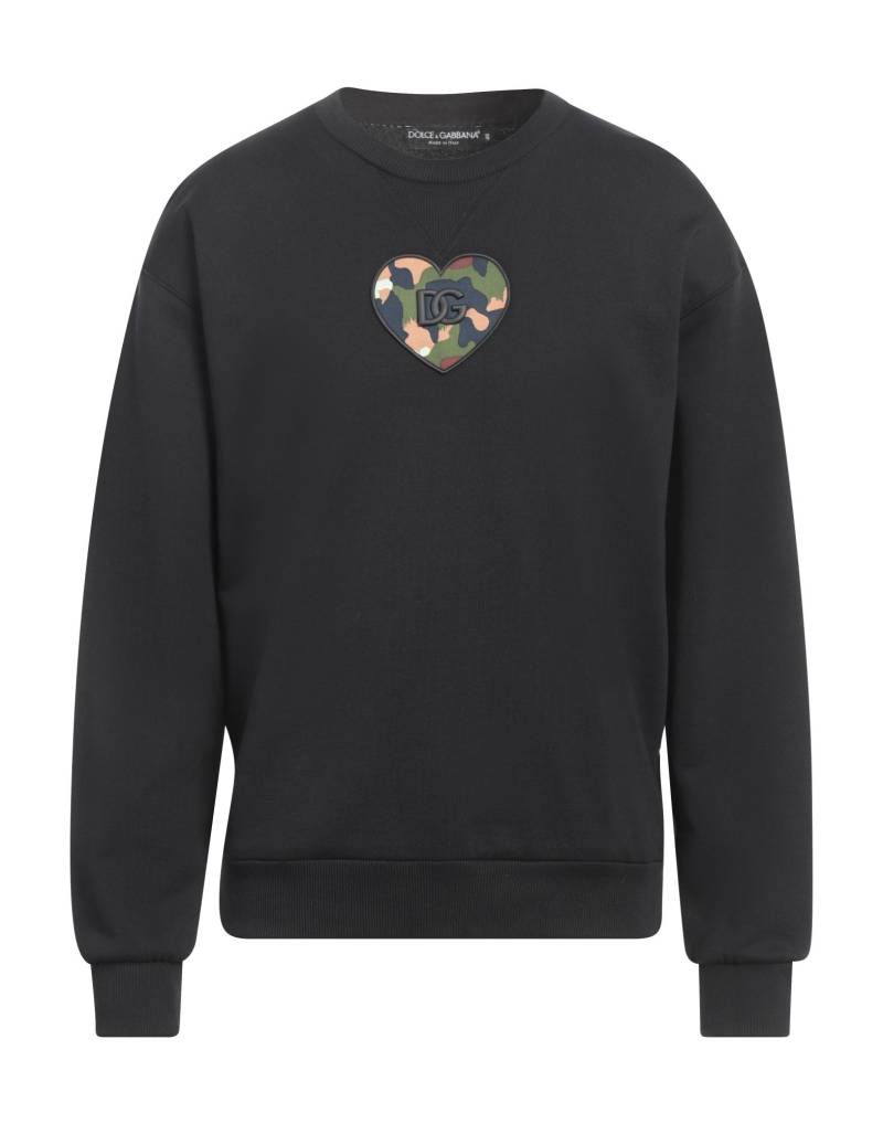 DOLCE&GABBANA Sweatshirt Herren Schwarz von DOLCE&GABBANA