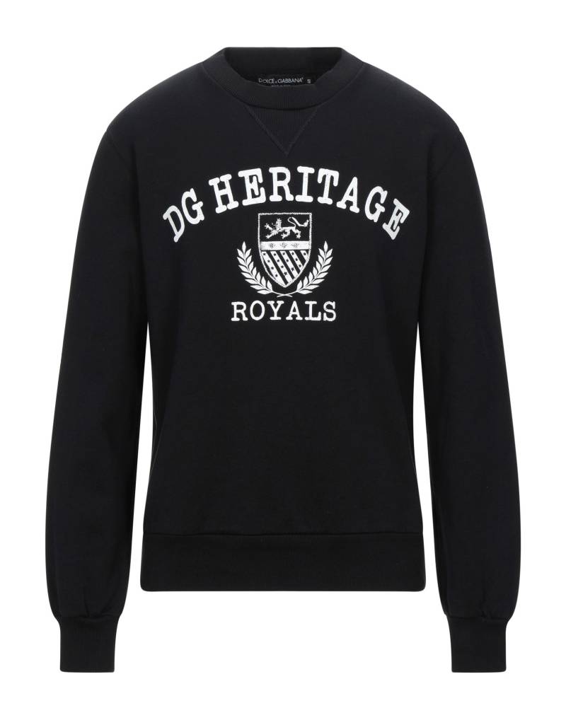 DOLCE&GABBANA Sweatshirt Herren Schwarz von DOLCE&GABBANA