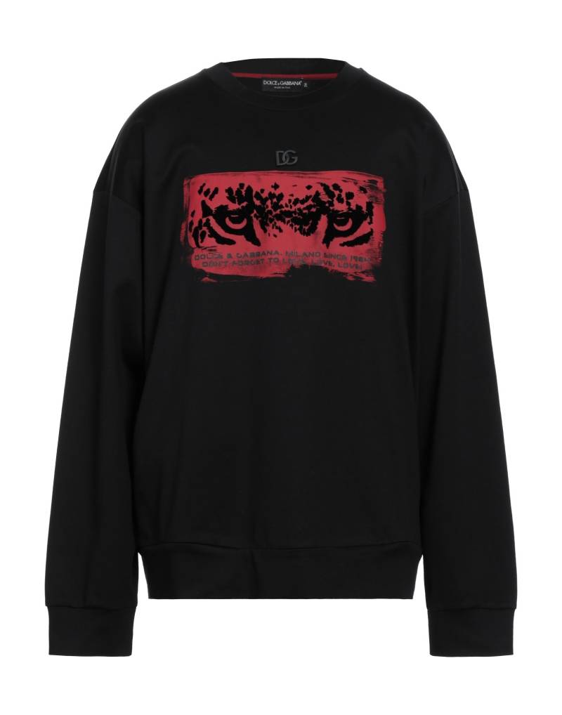 DOLCE&GABBANA Sweatshirt Herren Schwarz von DOLCE&GABBANA