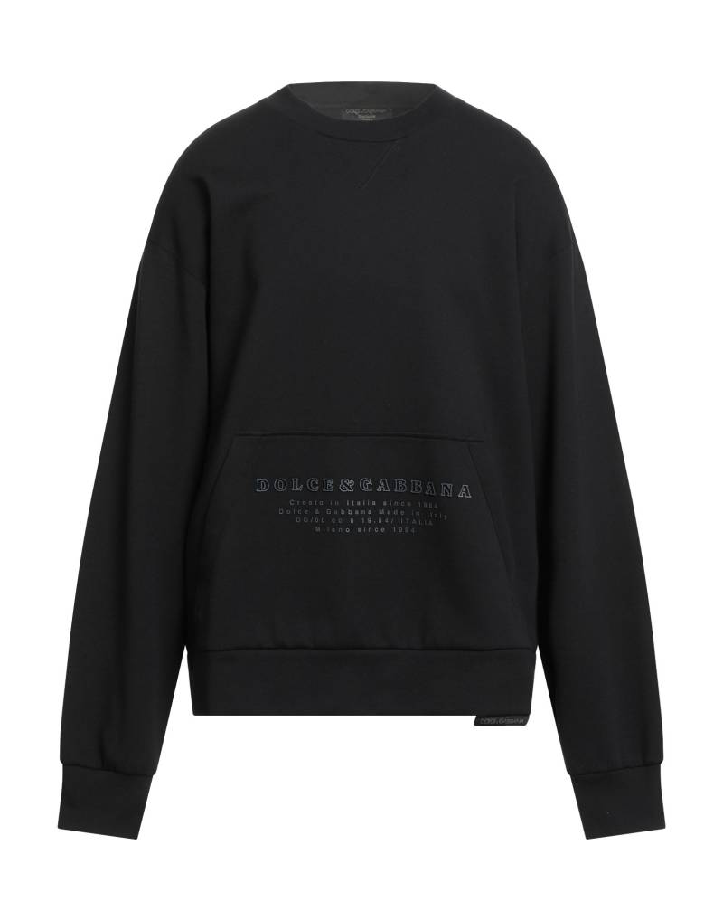 DOLCE&GABBANA Sweatshirt Herren Schwarz von DOLCE&GABBANA