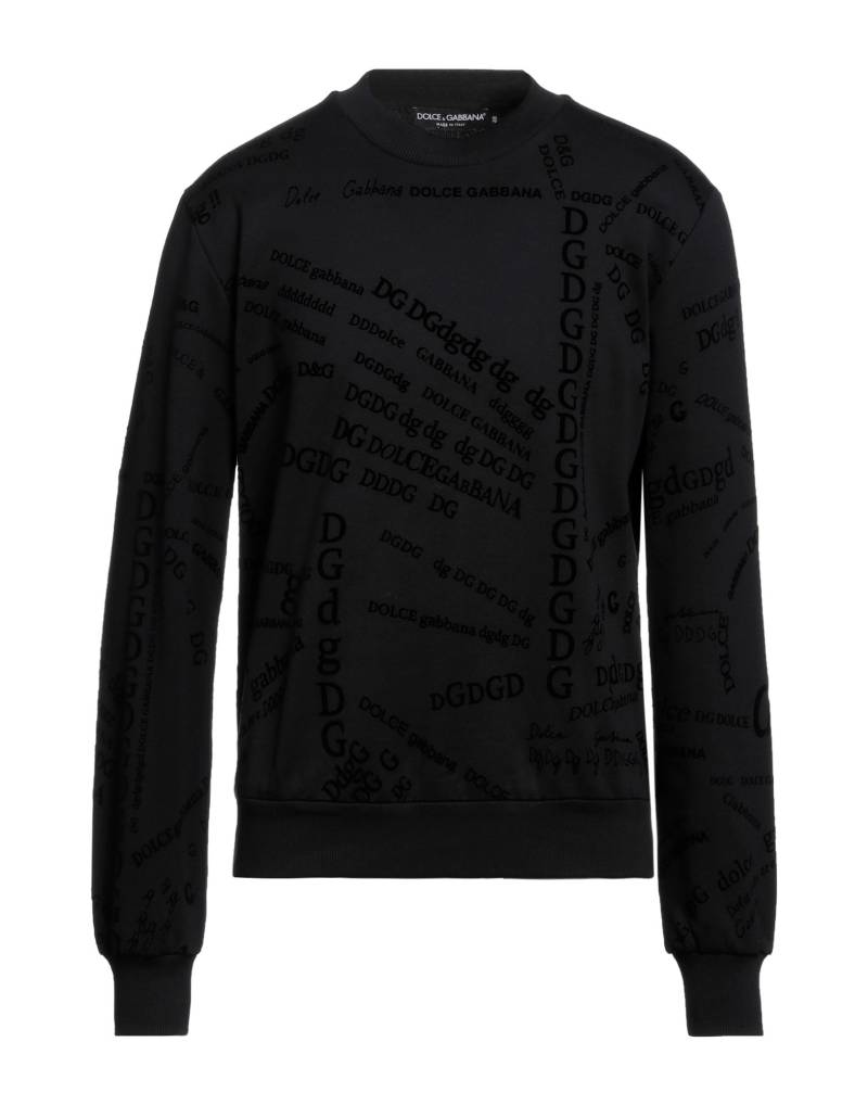 DOLCE&GABBANA Sweatshirt Herren Schwarz von DOLCE&GABBANA