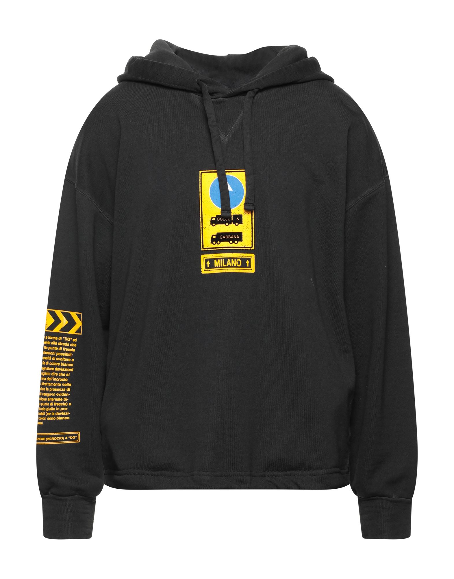 DOLCE&GABBANA Sweatshirt Herren Schwarz DOLCE&GABBANA Sweatshirt Herren Schwarz von DOLCE&GABBANA