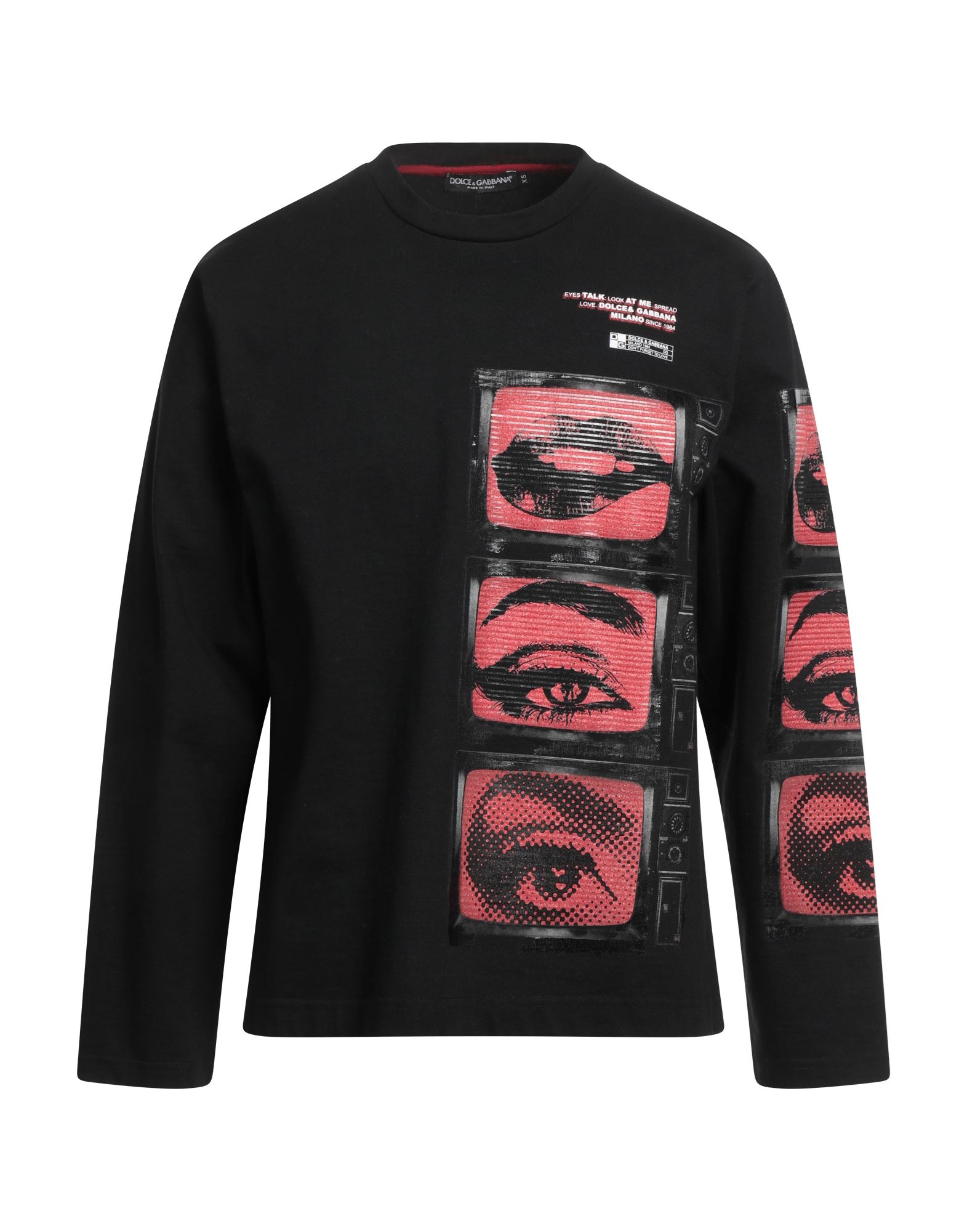 DOLCE&GABBANA Sweatshirt Herren Schwarz von DOLCE&GABBANA