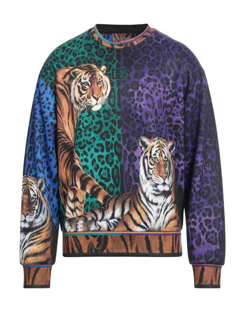 DOLCE&GABBANA Sweatshirt Herren Violett von DOLCE&GABBANA