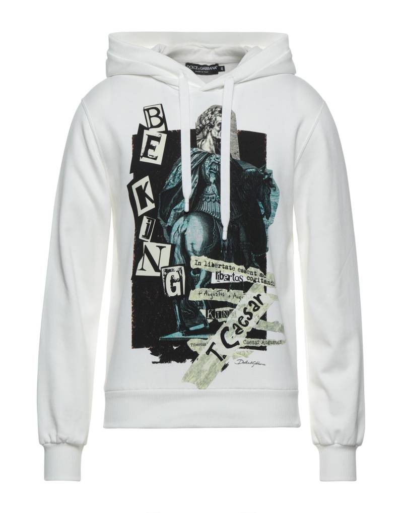 DOLCE&GABBANA Sweatshirt Herren Weiß von DOLCE&GABBANA
