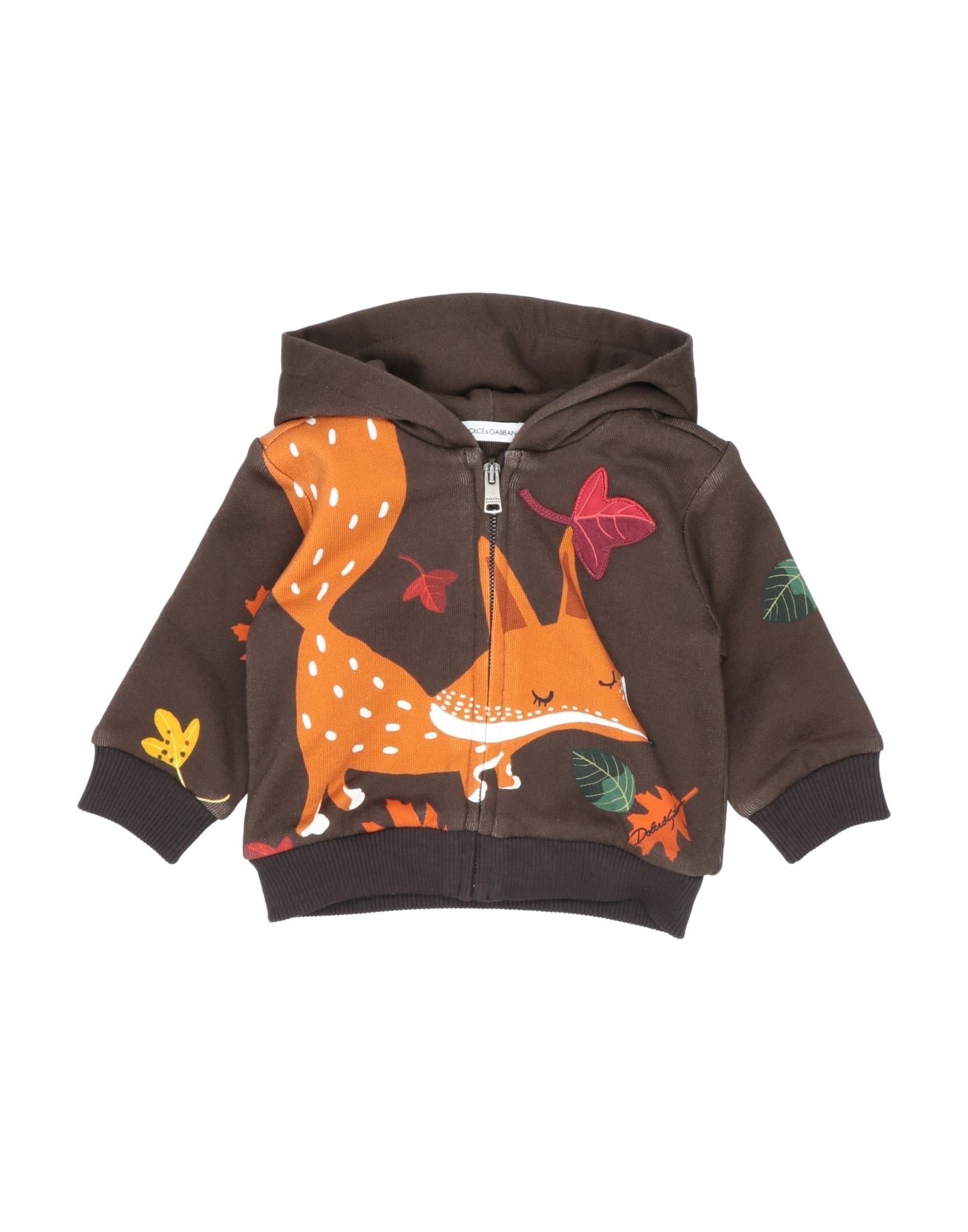 DOLCE&GABBANA Sweatshirt Kinder Braun von DOLCE&GABBANA