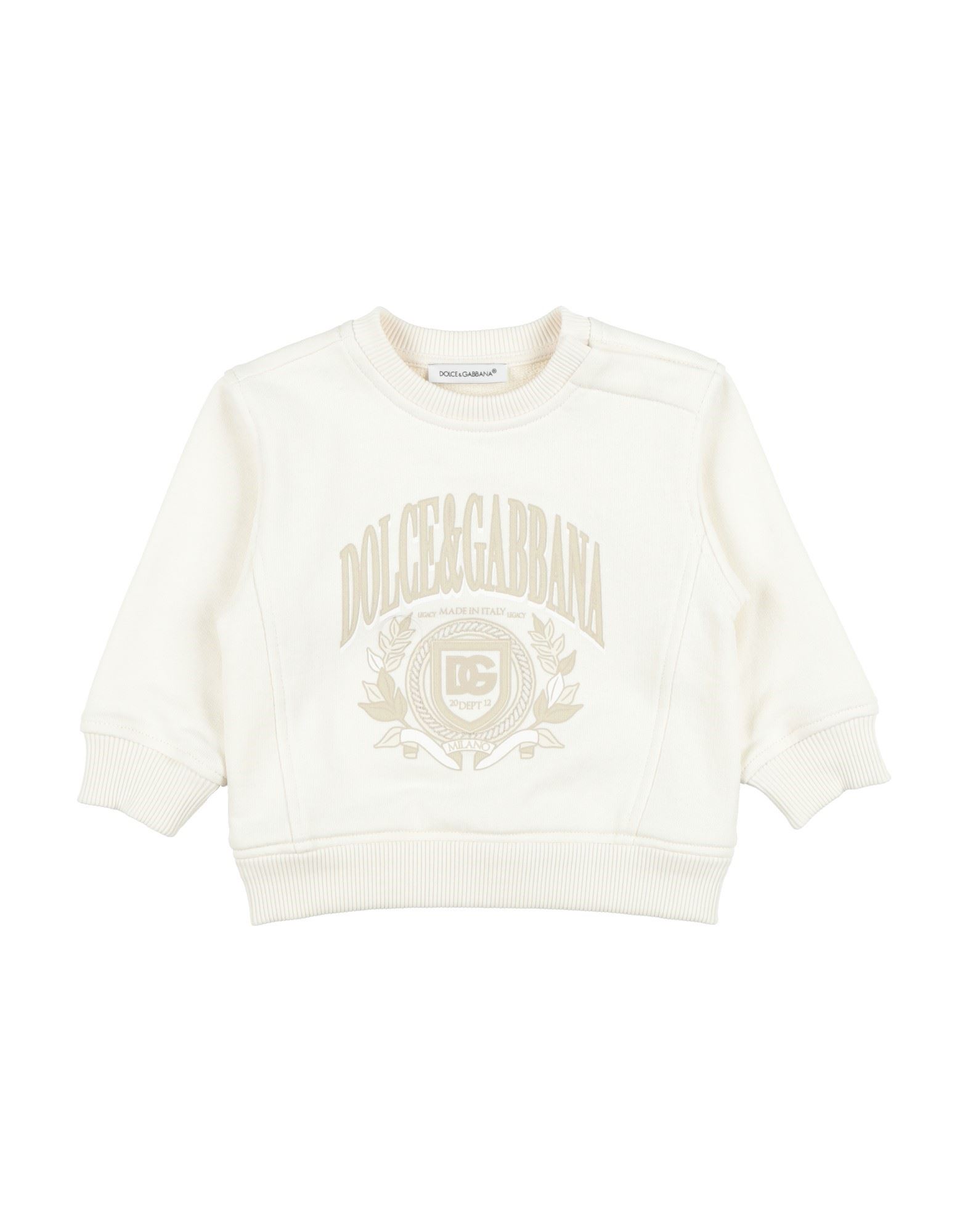 DOLCE&GABBANA Sweatshirt Kinder Cremeweiß von DOLCE&GABBANA