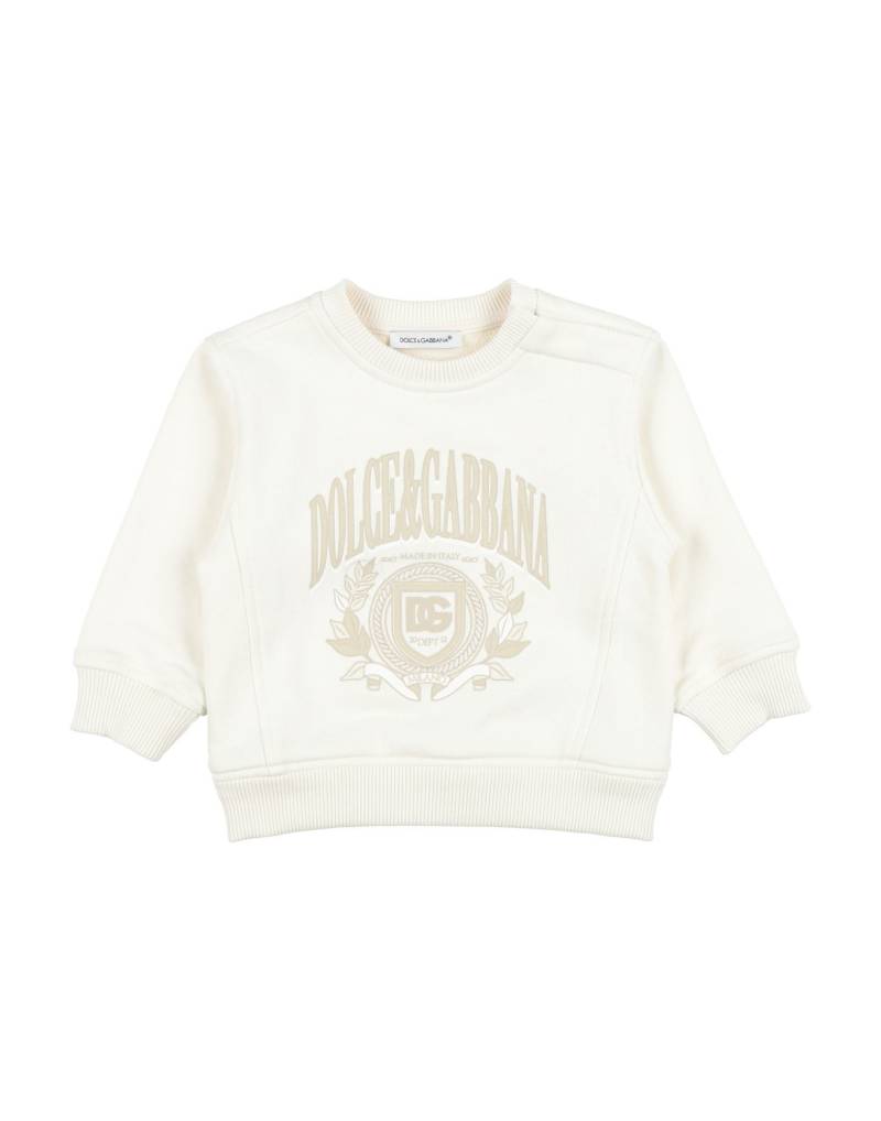 DOLCE&GABBANA Sweatshirt Kinder Cremeweiß von DOLCE&GABBANA