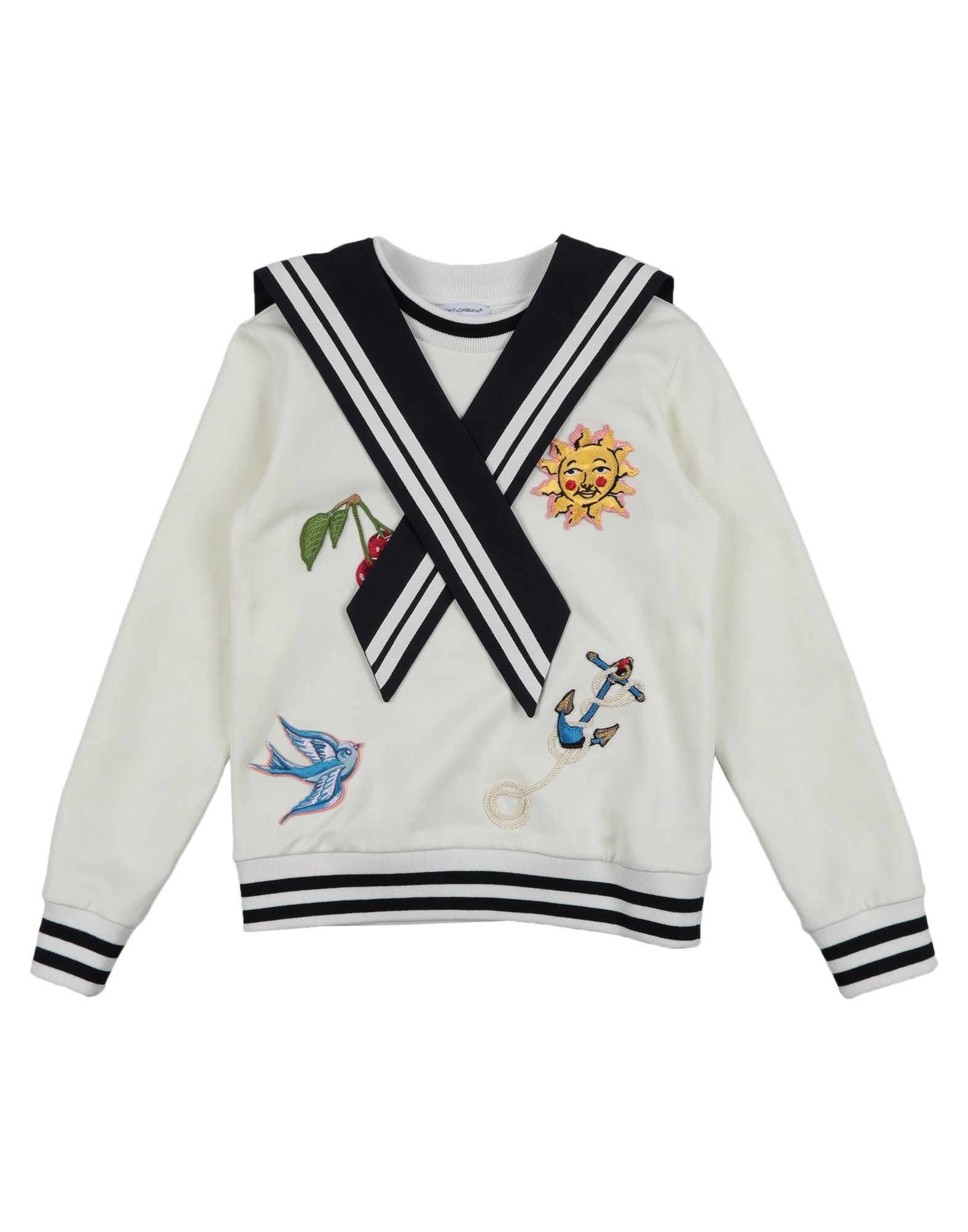 DOLCE&GABBANA Sweatshirt Kinder Elfenbein von DOLCE&GABBANA