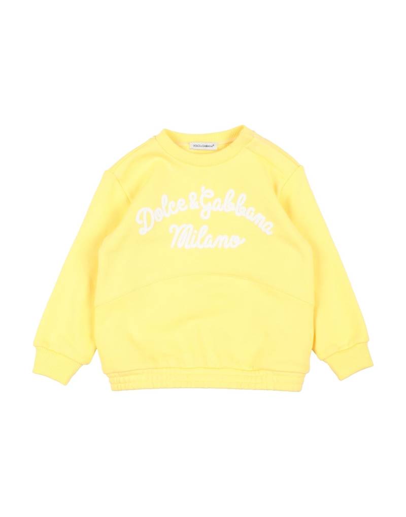 DOLCE&GABBANA Sweatshirt Kinder Gelb von DOLCE&GABBANA