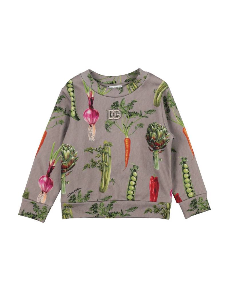 DOLCE&GABBANA Sweatshirt Kinder Grau DOLCE&GABBANA Sweatshirt Kinder Grau von DOLCE&GABBANA