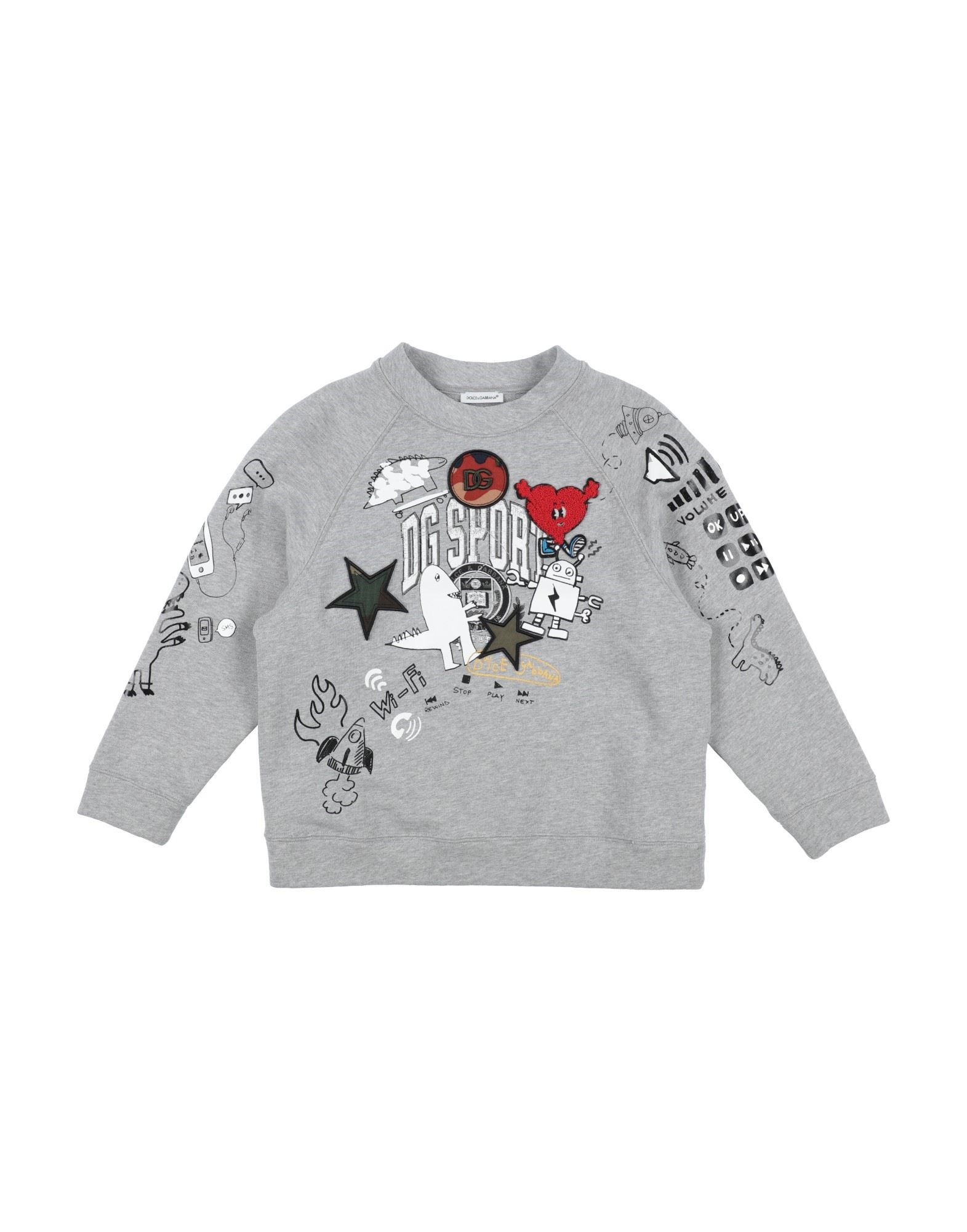 DOLCE&GABBANA Sweatshirt Kinder Hellgrau von DOLCE&GABBANA