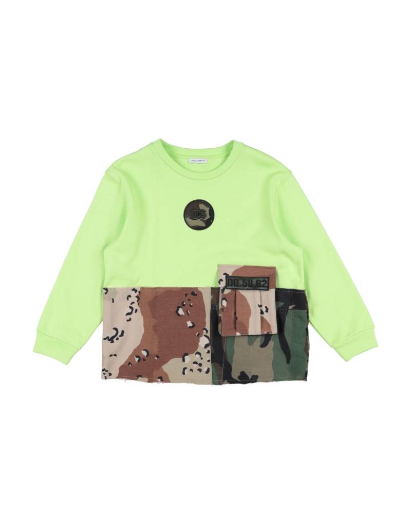 DOLCE&GABBANA Sweatshirt Kinder Limettengrün von DOLCE&GABBANA