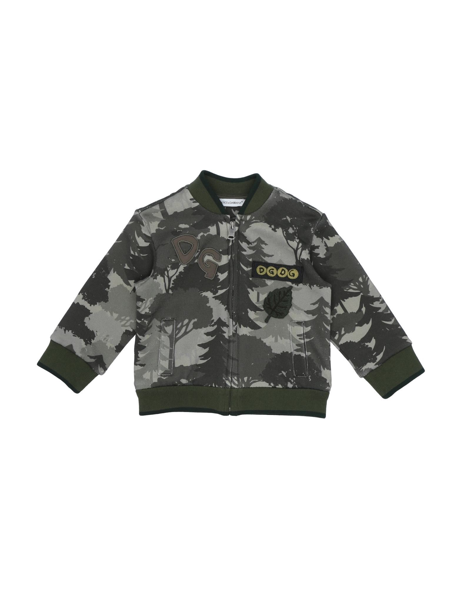 DOLCE&GABBANA Sweatshirt Kinder Militärgrün von DOLCE&GABBANA