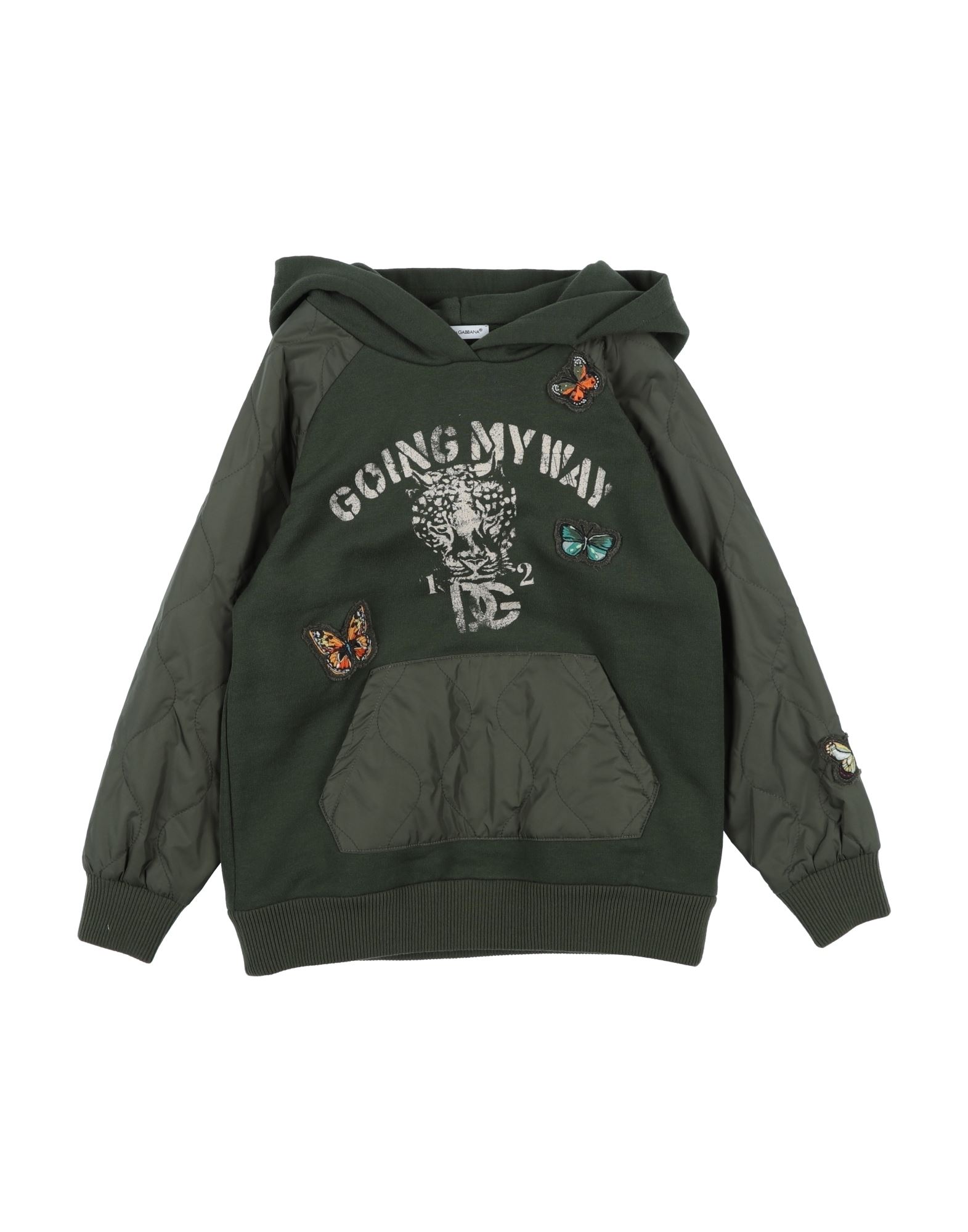 DOLCE & GABBANA Sweatshirt Kinder Militärgrün von DOLCE & GABBANA