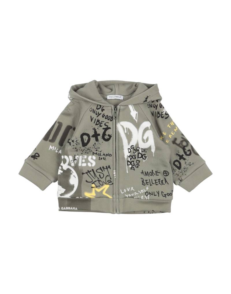 DOLCE&GABBANA Sweatshirt Kinder Militärgrün von DOLCE&GABBANA