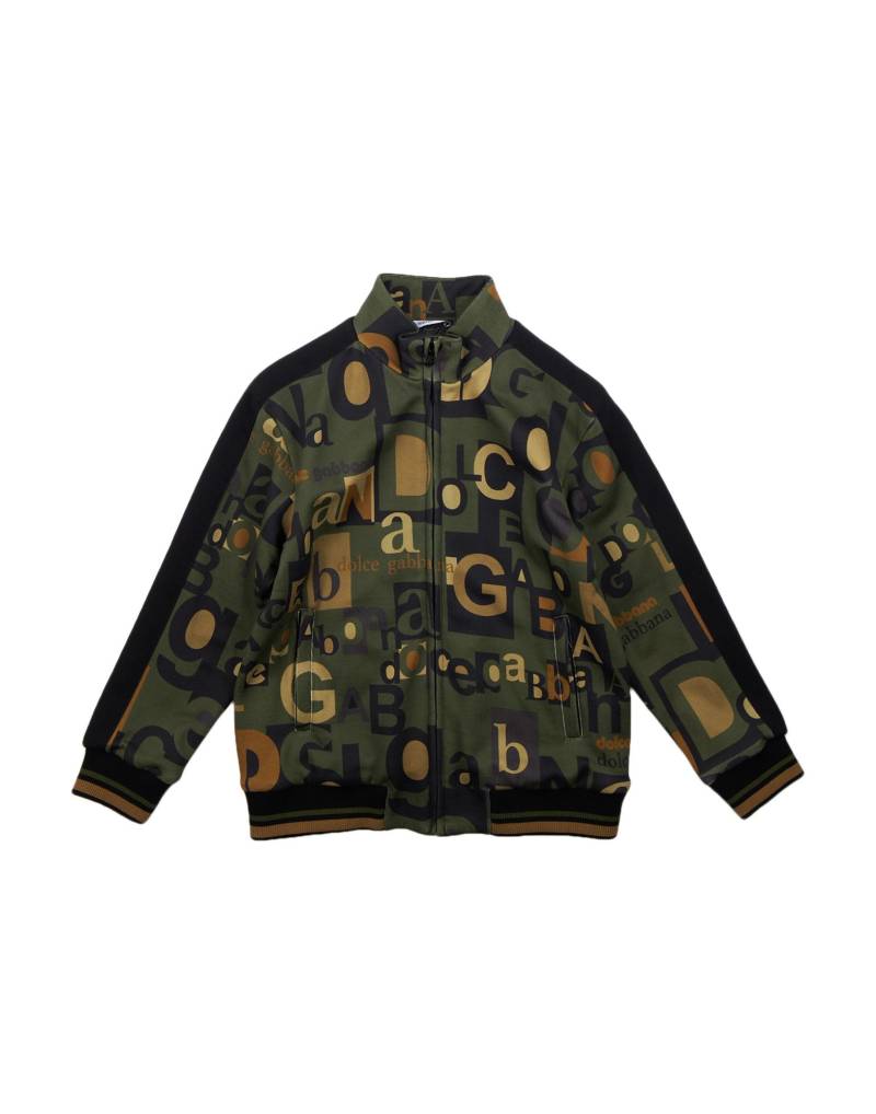 DOLCE&GABBANA Sweatshirt Kinder Militärgrün von DOLCE&GABBANA
