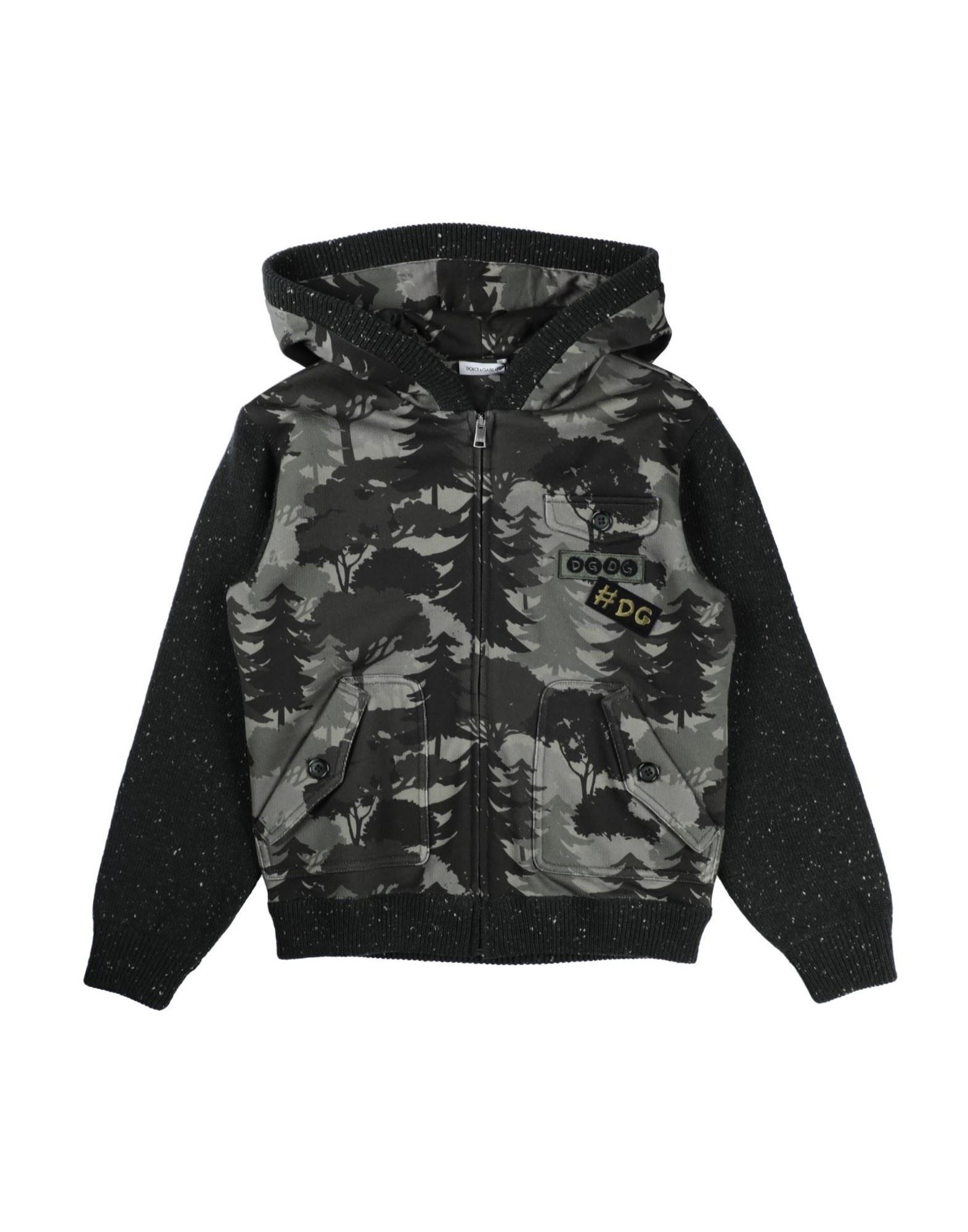 DOLCE&GABBANA Sweatshirt Kinder Militärgrün von DOLCE&GABBANA