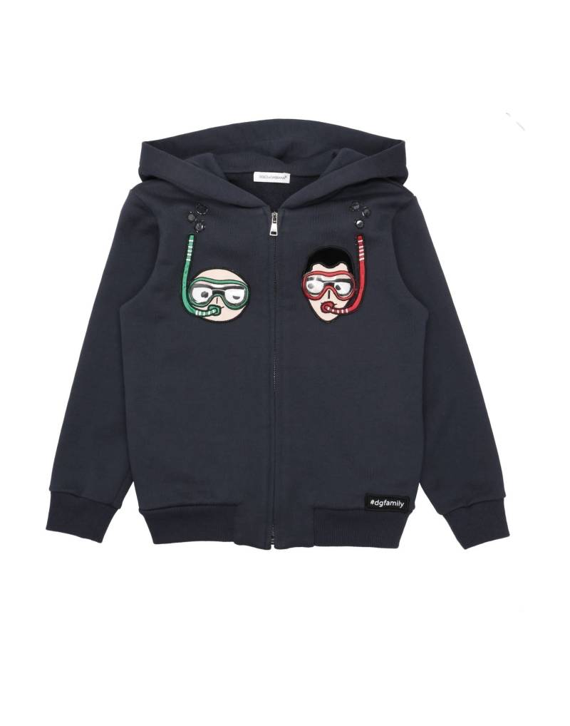 DOLCE&GABBANA Sweatshirt Kinder Nachtblau von DOLCE&GABBANA