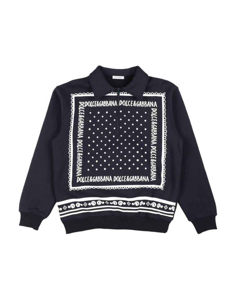 DOLCE&GABBANA Sweatshirt Kinder Nachtblau von DOLCE&GABBANA