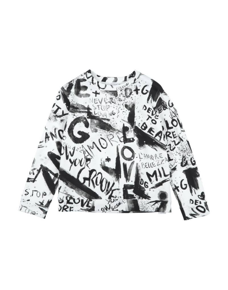 DOLCE&GABBANA Sweatshirt Kinder Off white von DOLCE&GABBANA