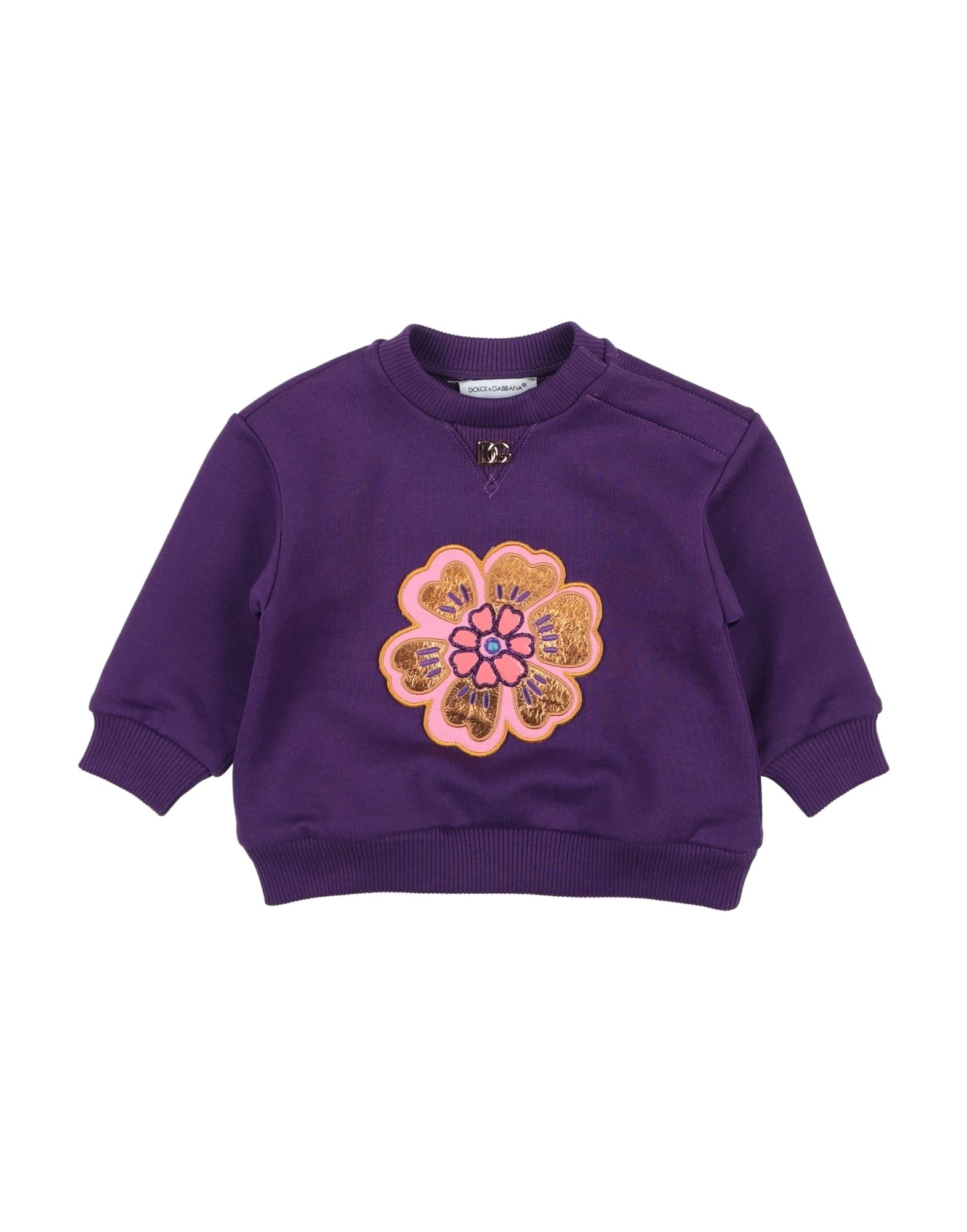 DOLCE&GABBANA Sweatshirt Kinder Pflaume von DOLCE&GABBANA