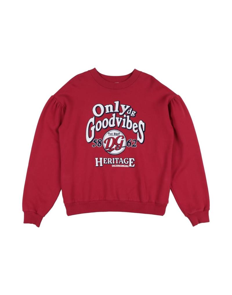 DOLCE&GABBANA Sweatshirt Kinder Rot von DOLCE&GABBANA