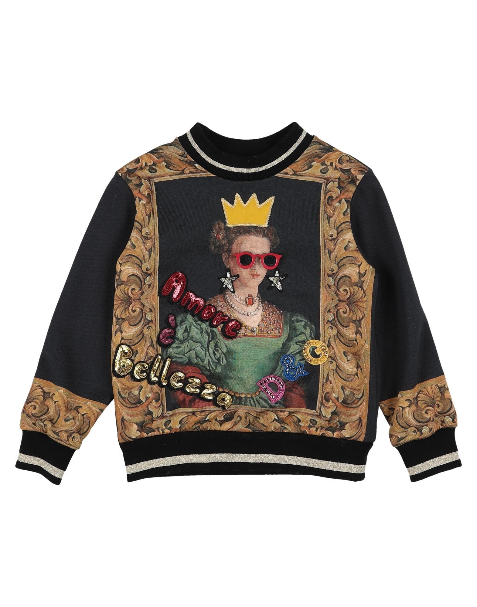 DOLCE&GABBANA Sweatshirt Kinder Schwarz von DOLCE&GABBANA