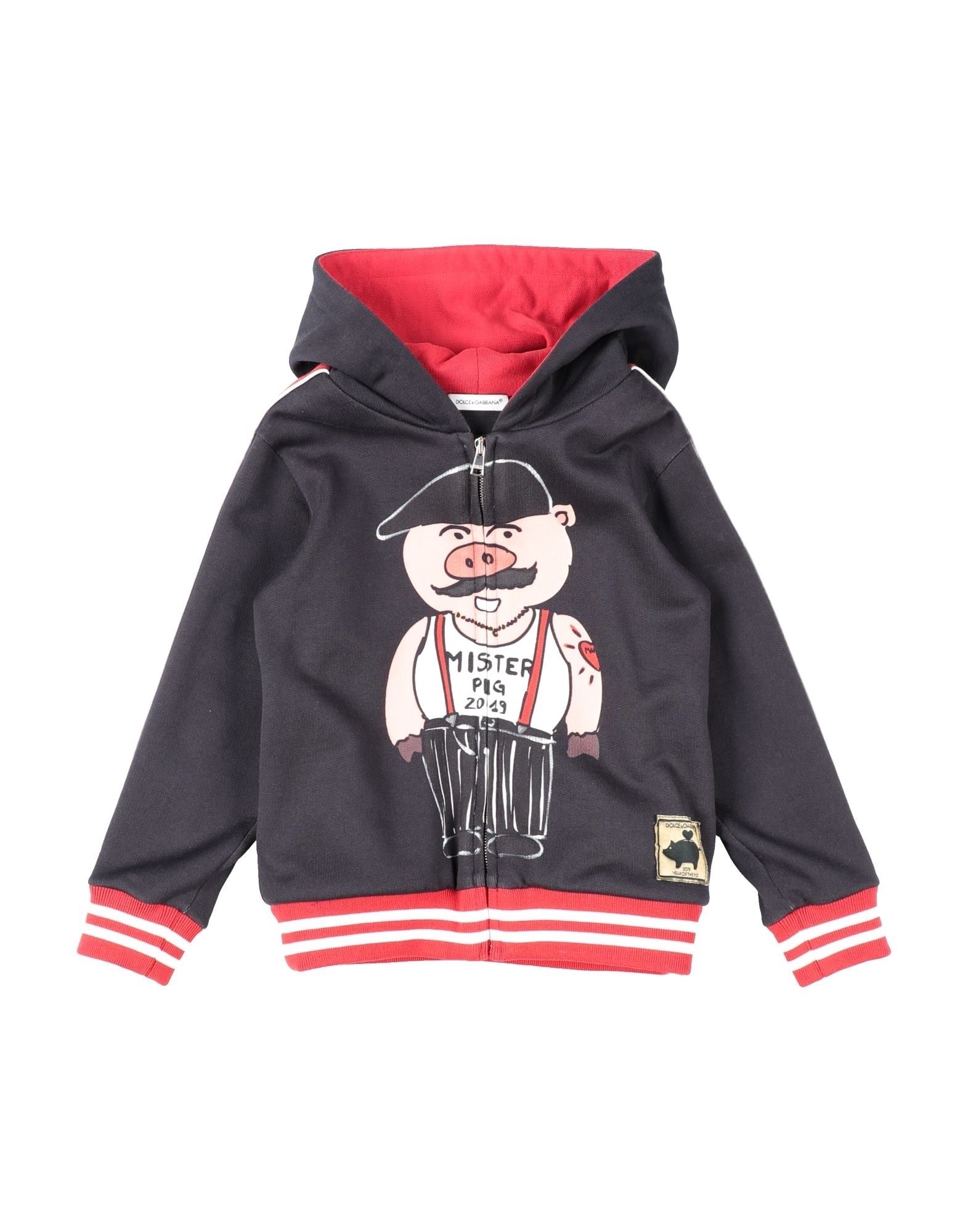 DOLCE&GABBANA Sweatshirt Kinder Schwarz von DOLCE&GABBANA