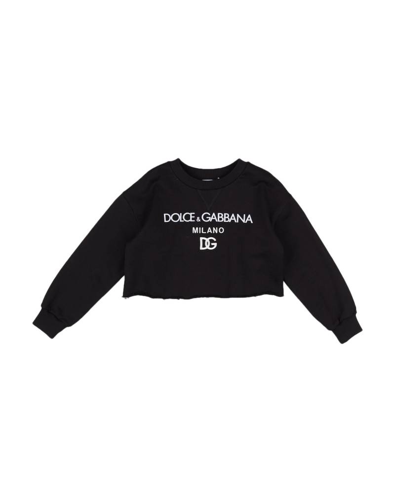 DOLCE&GABBANA Sweatshirt Kinder Schwarz von DOLCE&GABBANA