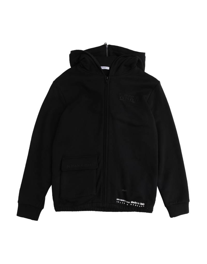 DOLCE&GABBANA Sweatshirt Kinder Schwarz von DOLCE&GABBANA