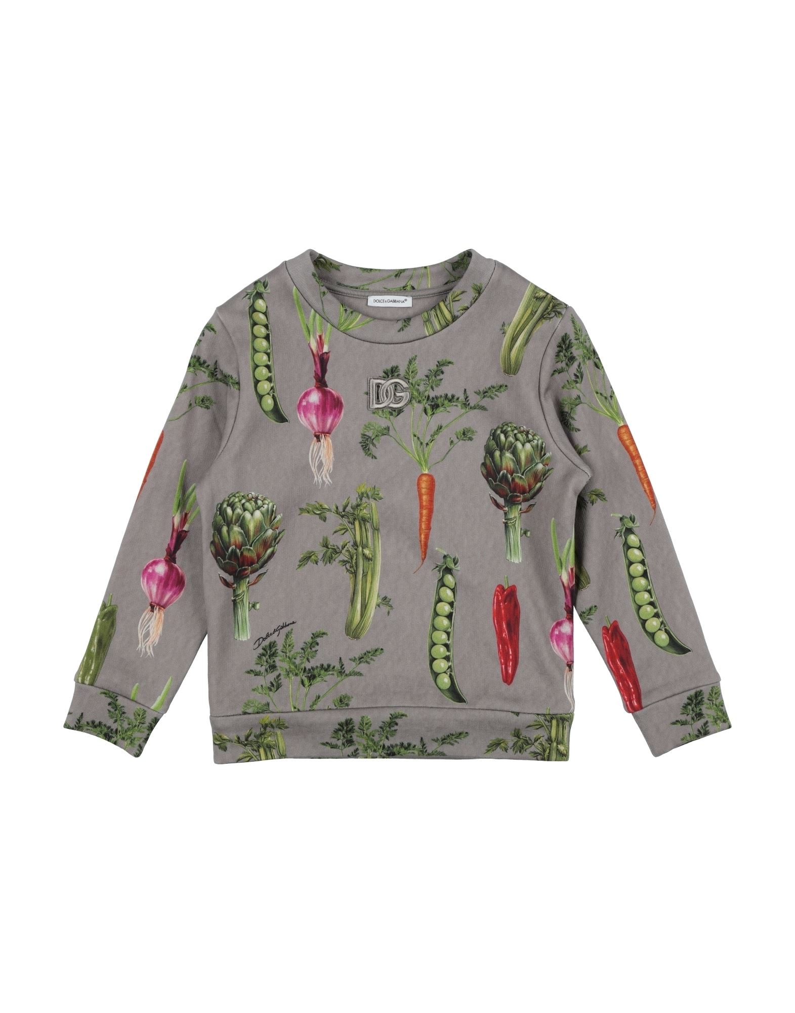 DOLCE&GABBANA Sweatshirt Kinder Taubengrau von DOLCE&GABBANA