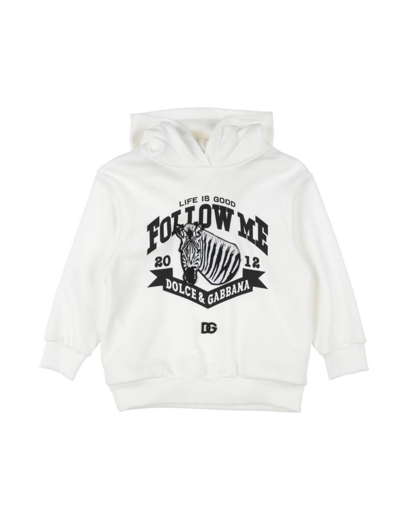 DOLCE&GABBANA Sweatshirt Kinder Weiß von DOLCE&GABBANA