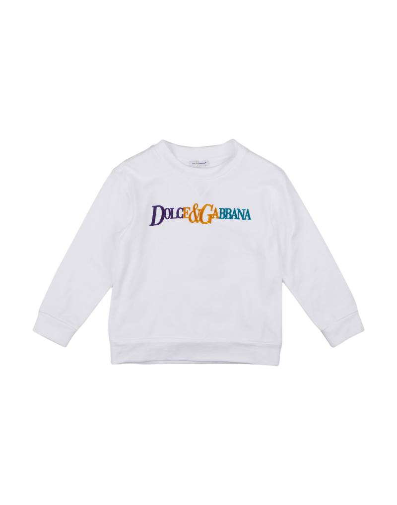 DOLCE&GABBANA Sweatshirt Kinder Weiß von DOLCE&GABBANA