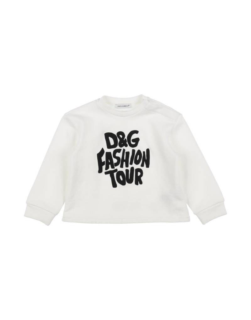 DOLCE&GABBANA Sweatshirt Kinder Weiß von DOLCE&GABBANA