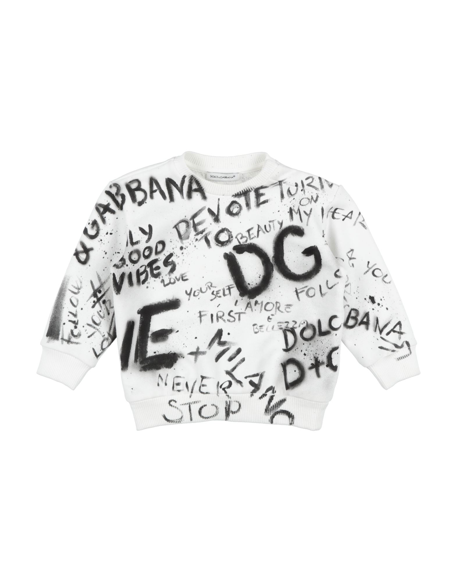 DOLCE&GABBANA Sweatshirt Kinder Weiß von DOLCE&GABBANA