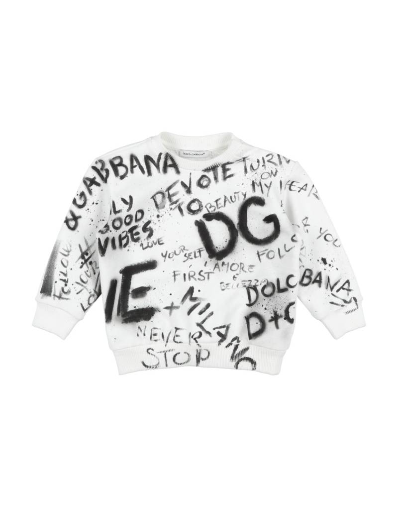 DOLCE&GABBANA Sweatshirt Kinder Weiß von DOLCE&GABBANA