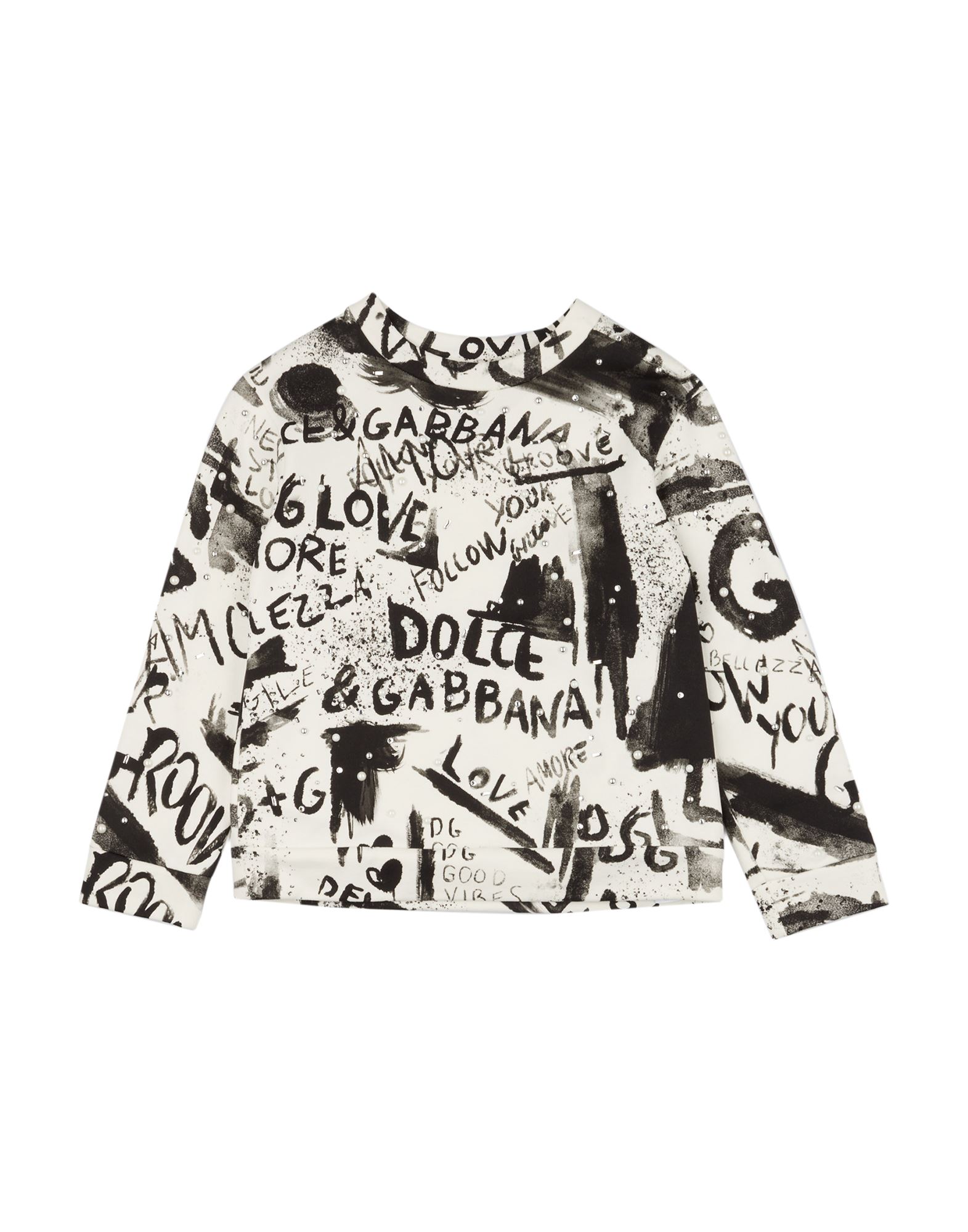DOLCE&GABBANA Sweatshirt Kinder Weiß DOLCE&GABBANA Sweatshirt Kinder Weiß von DOLCE&GABBANA