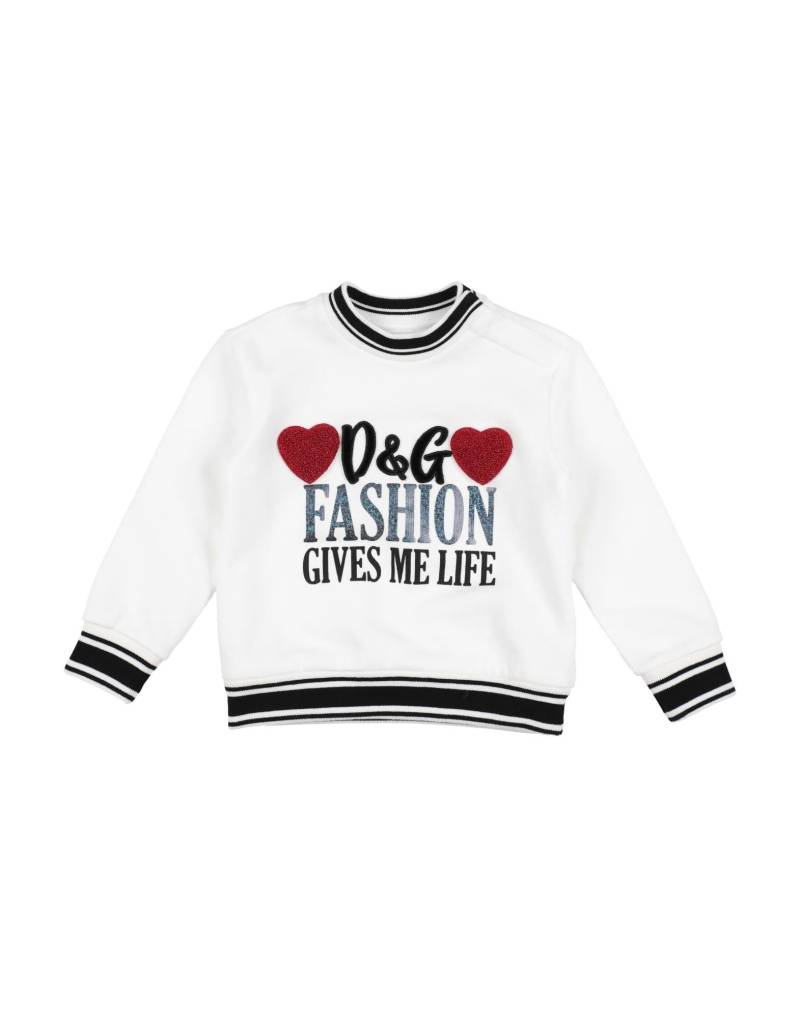 DOLCE&GABBANA Sweatshirt Kinder Weiß von DOLCE&GABBANA