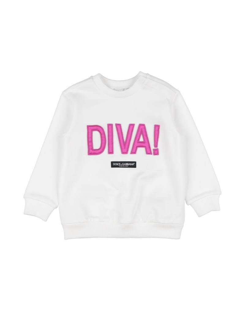 DOLCE&GABBANA Sweatshirt Kinder Weiß DOLCE&GABBANA Sweatshirt Kinder Weiß von DOLCE&GABBANA