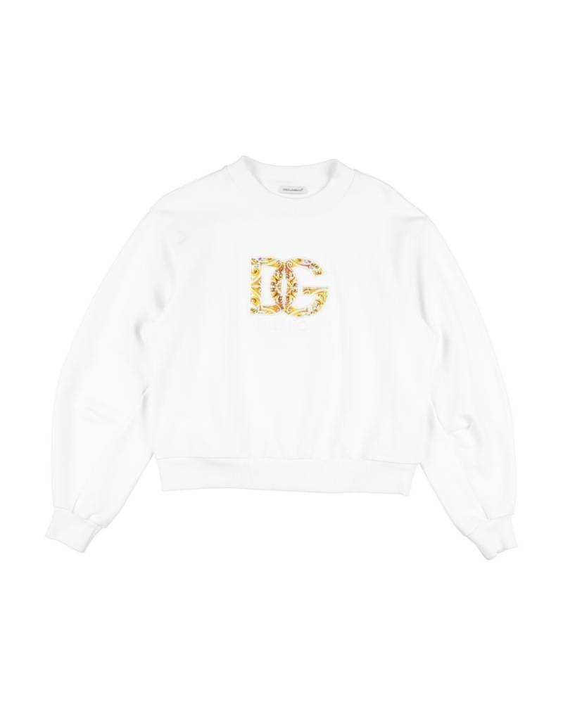 DOLCE&GABBANA Sweatshirt Kinder Weiß von DOLCE&GABBANA