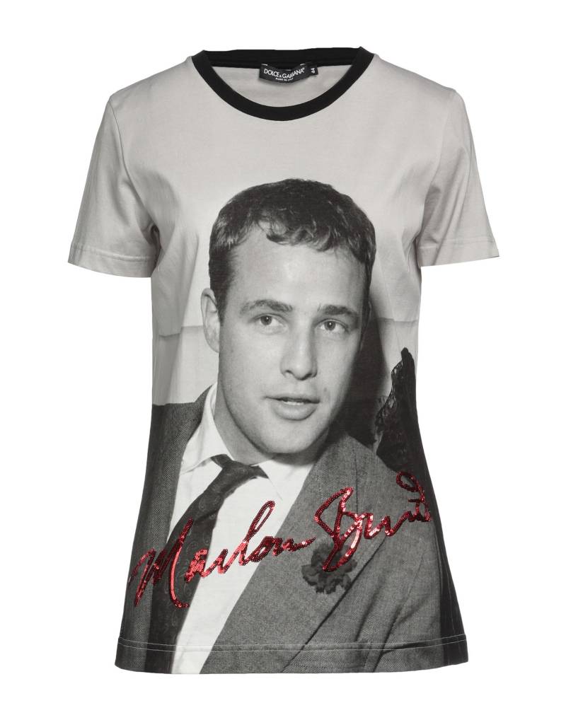 DOLCE&GABBANA T-shirts Damen Grau von DOLCE&GABBANA